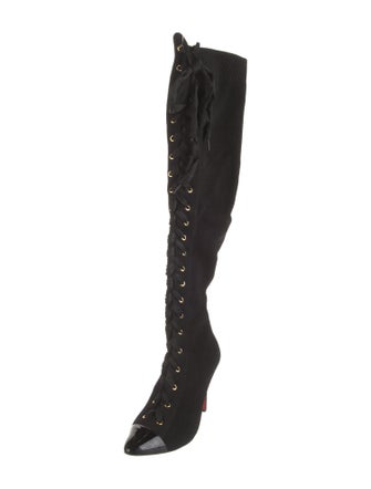 Christian Louboutin Lace-Up Boots