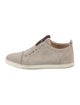Christian Louboutin Spike Accents Suede Sneakers