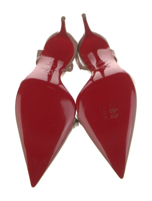 Christian Louboutin Patent Leather Slingback Pumps