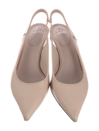 Christian Louboutin Leather Slingback Pumps