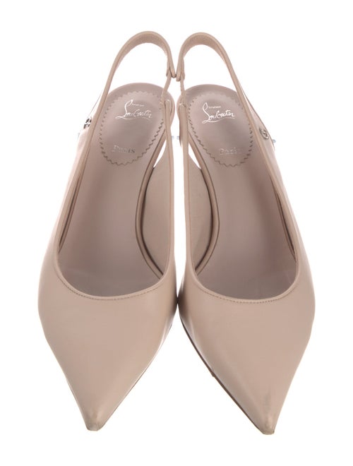 Christian Louboutin Leather Slingback Pumps