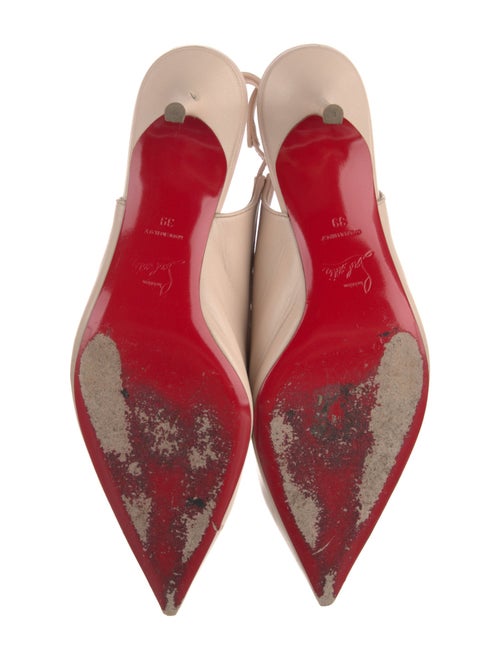 Christian Louboutin Leather Slingback Pumps