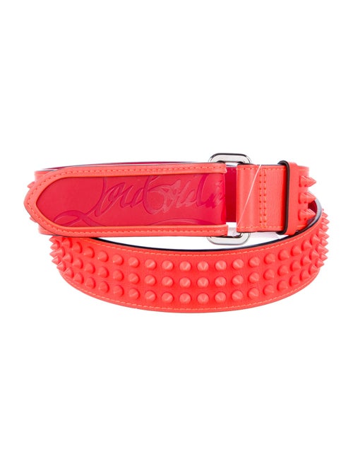 Christian Louboutin Loubi Spike Accents Belt