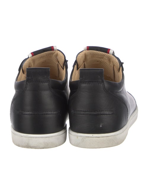 Christian Louboutin Spike Accents Leather Sneakers