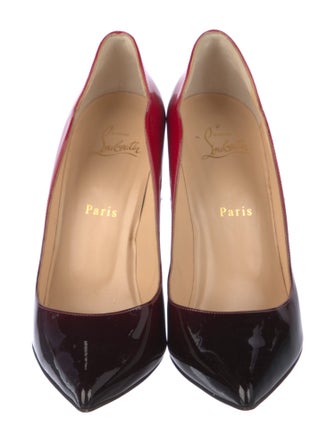 Christian Louboutin Patent Leather Printed Pumps