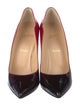 Christian Louboutin Patent Leather Printed Pumps