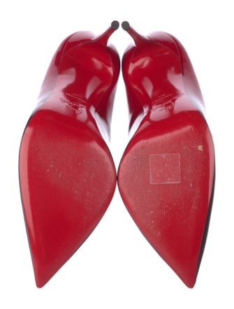 Christian Louboutin Patent Leather Printed Pumps