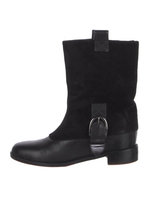 Christian Louboutin Leather Moto Boots