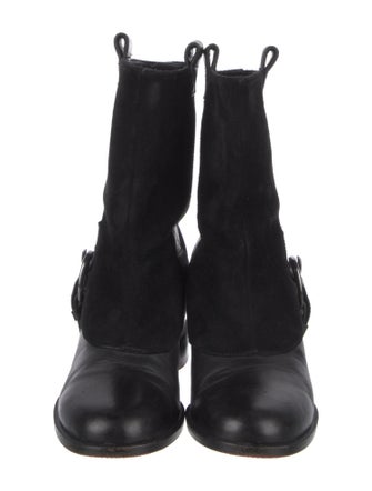 Christian Louboutin Leather Moto Boots