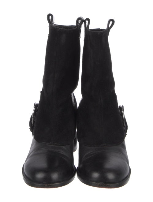 Christian Louboutin Leather Moto Boots