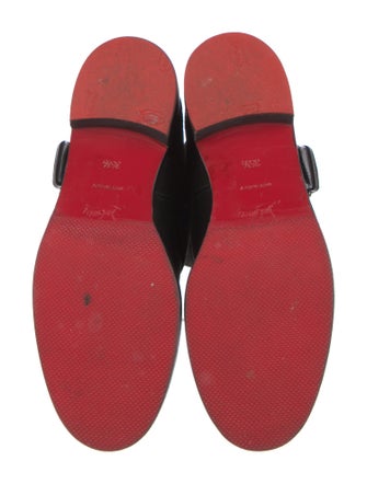 Christian Louboutin Leather Moto Boots