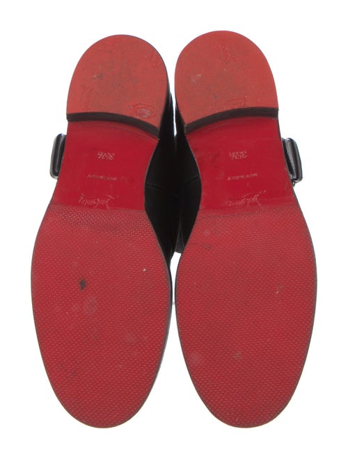 Christian Louboutin Leather Moto Boots