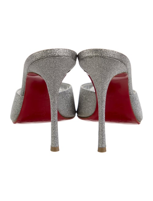 Christian Louboutin Glitter Glitter Accents Mules