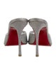 Christian Louboutin Glitter Glitter Accents Mules