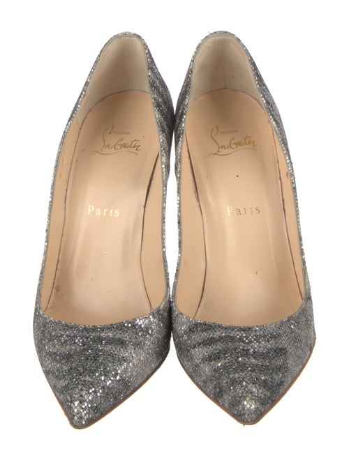Christian Louboutin Glitter Animal Print Pumps