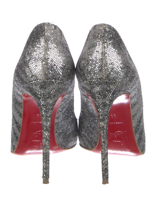 Christian Louboutin Glitter Animal Print Pumps