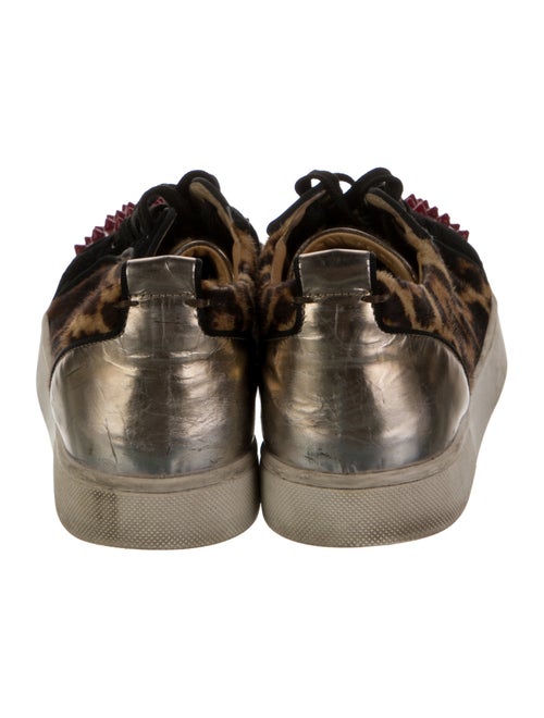 Christian Louboutin Spike Accents Ponyhair Sneakers