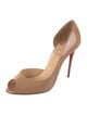 Christian Louboutin Patent Leather D'Orsay Pumps
