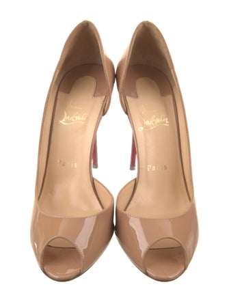 Christian Louboutin Patent Leather D'Orsay Pumps