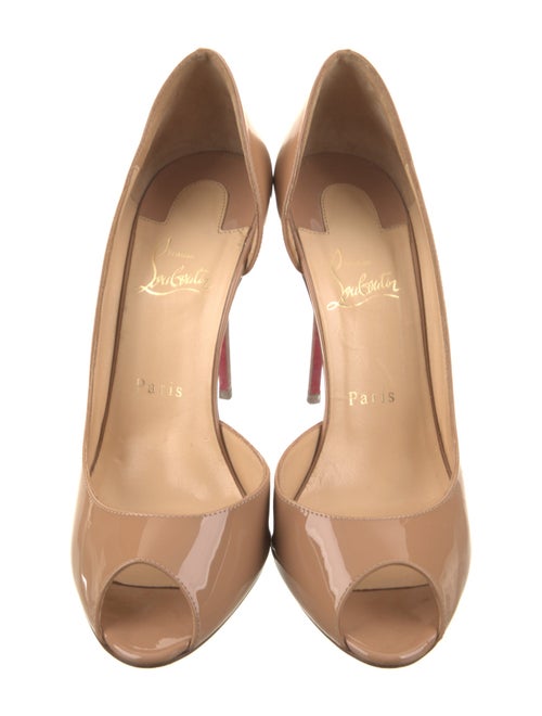 Christian Louboutin Patent Leather D'Orsay Pumps