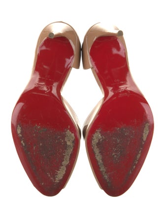 Christian Louboutin Patent Leather D'Orsay Pumps