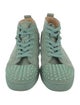 Christian Louboutin Spike Accents Suede Sneakers