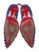 Christian Louboutin Spike Accents Suede Pumps