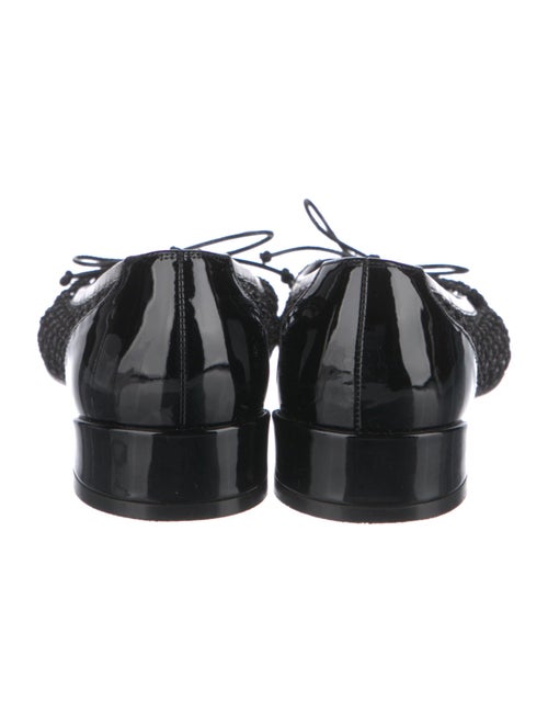 Christian Louboutin Mesh Bow Accents Flats