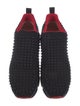 Christian Louboutin Spike Accents Neoprene Sneakers
