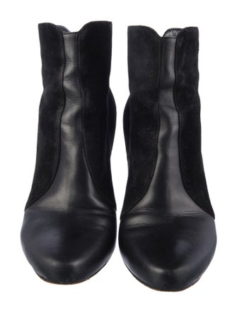 Christian Louboutin Suede Lace-Up Boots