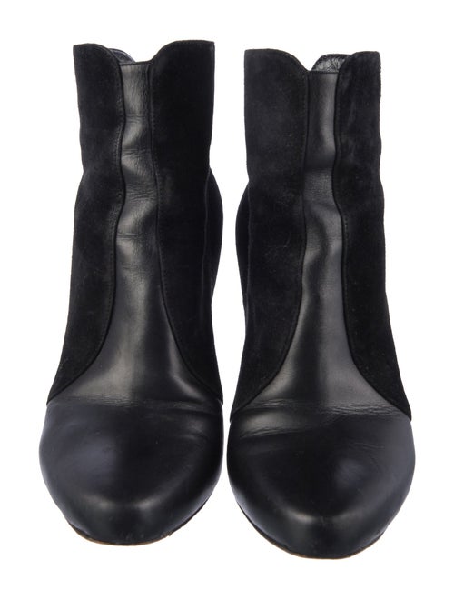 Christian Louboutin Suede Lace-Up Boots