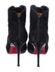 Christian Louboutin Suede Lace-Up Boots