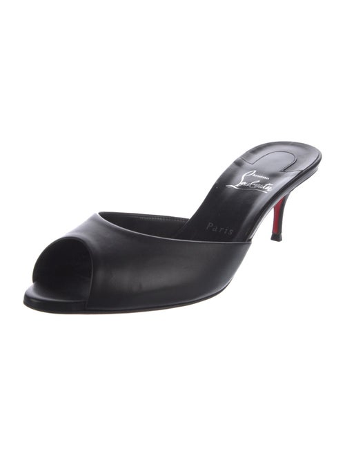 Christian Louboutin Leather Slides