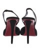 Christian Louboutin Suede Slingback Pumps