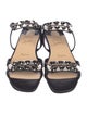 Christian Louboutin Leather Studded Accents Sandals