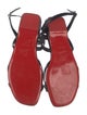 Christian Louboutin Leather Studded Accents Sandals