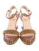 Christian Louboutin Spike Accents Leather Espadrilles