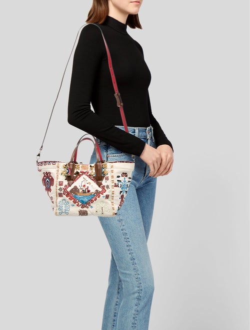 Christian Louboutin Canvas Greekaba