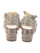 Christian Louboutin Spike Accents Leather Espadrilles