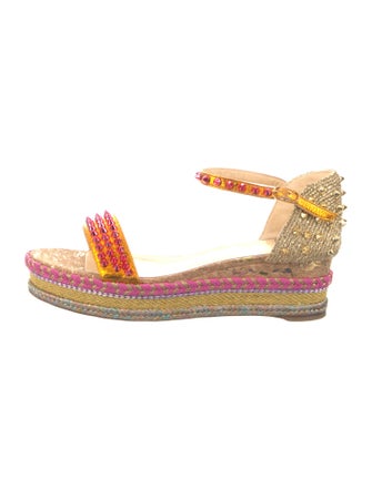 Christian Louboutin Studded Accents Espadrilles