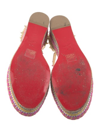 Christian Louboutin Studded Accents Espadrilles