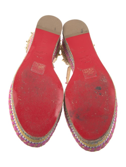 Christian Louboutin Studded Accents Espadrilles