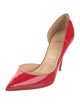 Christian Louboutin Patent Leather D'Orsay Pumps