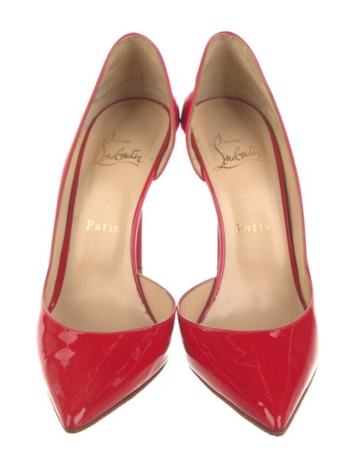 Christian Louboutin Patent Leather D'Orsay Pumps