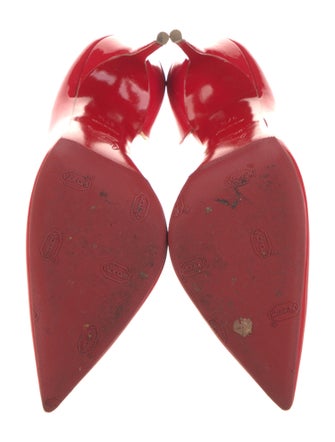 Christian Louboutin Patent Leather D'Orsay Pumps