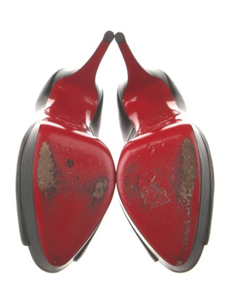 Christian Louboutin Leather T-Strap Pumps