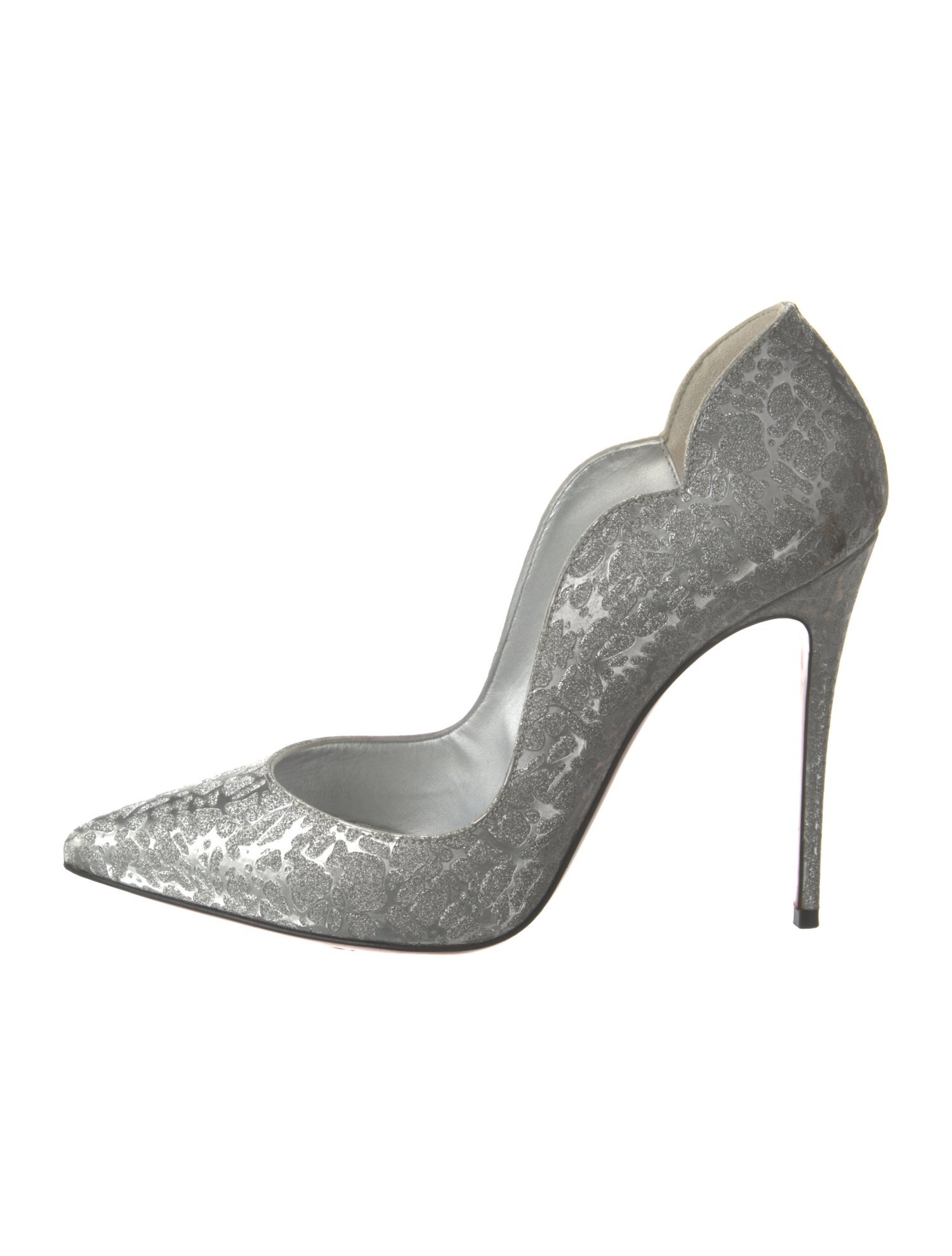 Christian Louboutin Glitter Glitter Accents Pumps