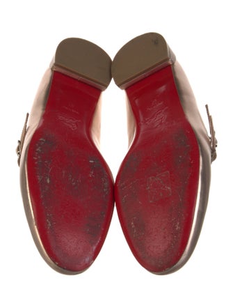 Christian Louboutin Leather Mary Jane Flats