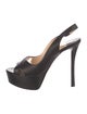 Christian Louboutin Leather Slingback Pumps