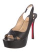 Christian Louboutin Leather Slingback Pumps